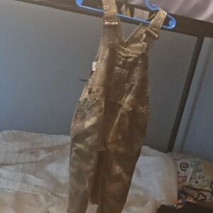 Kids Camouflage Jean Overalls